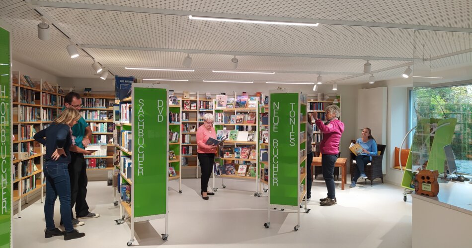 Bücherei in der Hindenburgstraße | © Bücherei Hindenburgstraße Blick in den Innenraum der Bücherei in der Hindenburgstraße | © Bücherei Hindenburgstraße