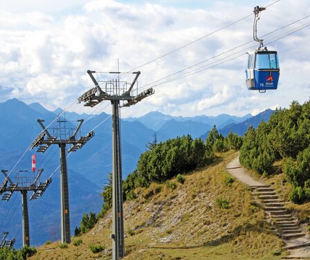 Blick auf die Wankbahn mit Panorama | © Martin Gulbe