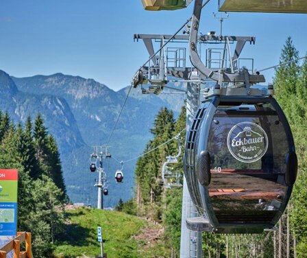 Blick auf die Eckbauerbahn in Garmisch-Partenkirchen | © Partenkirchner Bergbahnen/ Marc Gilsdorf