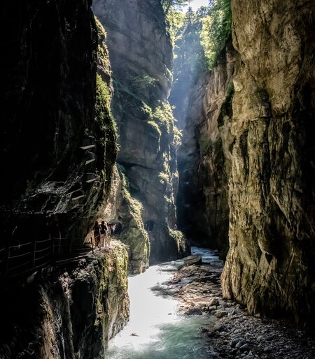Blick in die Partnachklamm bei Garmisch-Partenkirchen | © Gipfelfieber/ Andreas Gruhle