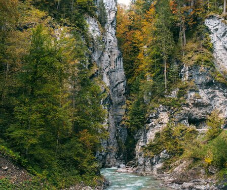Blick auf die Partnachklamm im Herbst | © GaPa Tourismus GmbH/northabroad.com