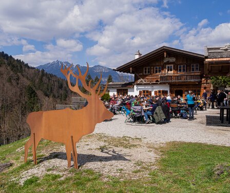 Blick auf die Kaiserschmarrnalm | © GaPa Tourismus GmbH/Bernd Jaufmann