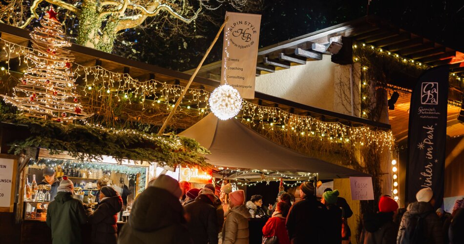 Christkindlmarkt im Michael-Ende Kurpark Garmisch-Partenkirchen | © GaPa Tourismus GmbH