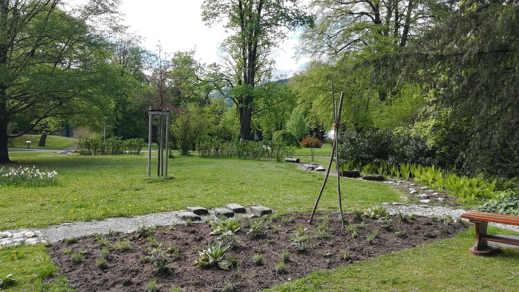 Garten im Michael-Ende-Kurpark Garmisch-Partenkirchen | © GaPa Tourismus GmbH