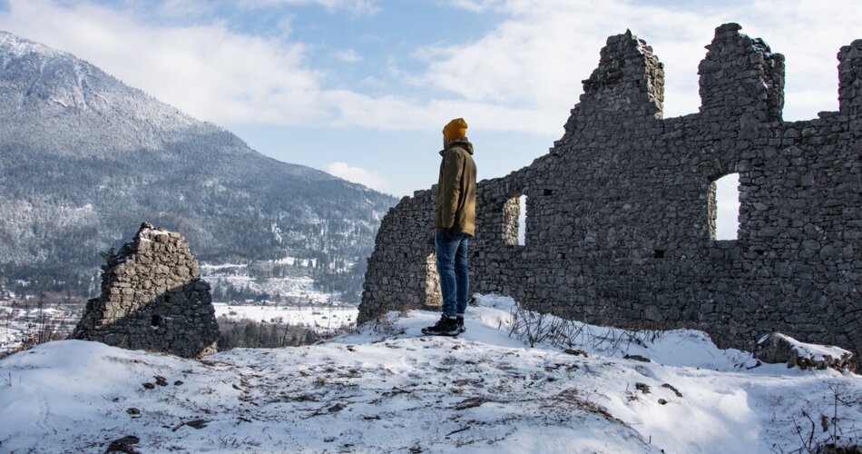 Burgruine Werdenfels im Winter | © GaPa Tourismus GmbH/Roadtrip the World