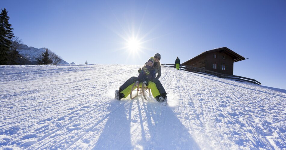 Rodeln am Eckbauer | © Zugspitz Arena Bayern-Tirol/Matthias Aletsee