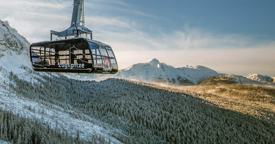 Seilbahn Zugspitze im Winter | © Bayerische Zugspitzbahn