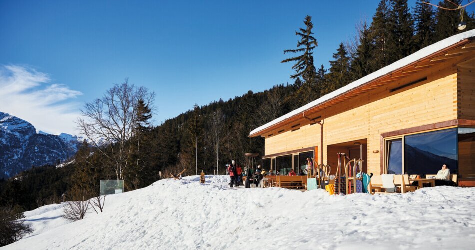 Tannenhütte im Winter | © GaPa Tourismus GmbH/Christian Stadler